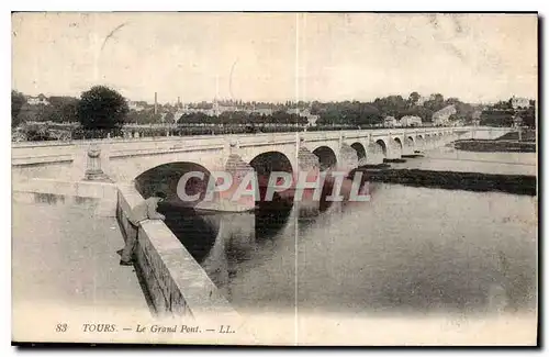 Cartes postales Tours le Grand Pont