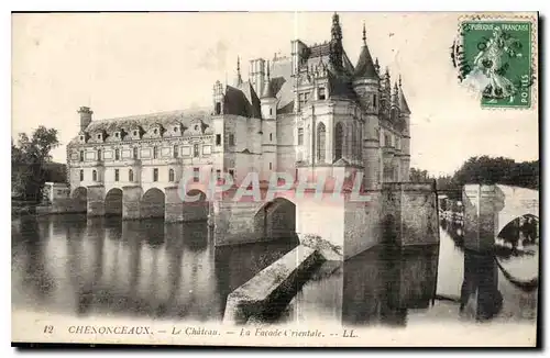 Cartes postales Chenonceaux le Chateau la Facade Orientale