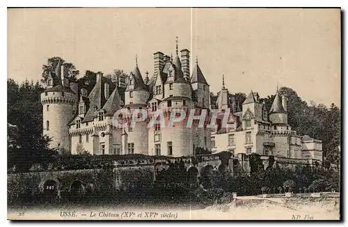 Cartes postales Usee le Chateau XV et XVI siecle