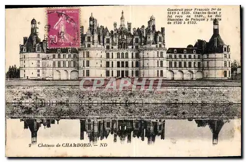 Cartes postales Chateau de Chambord