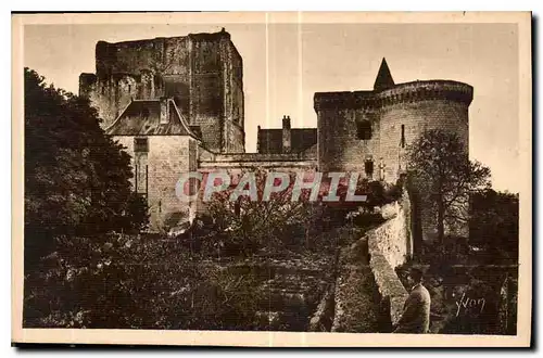 Cartes postales Chateaux de la Loire Chateau de Loches Indre et Loire le Donjon et la Tour Louis XI