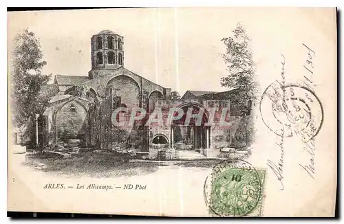Cartes postales Arles les Aliscamps
