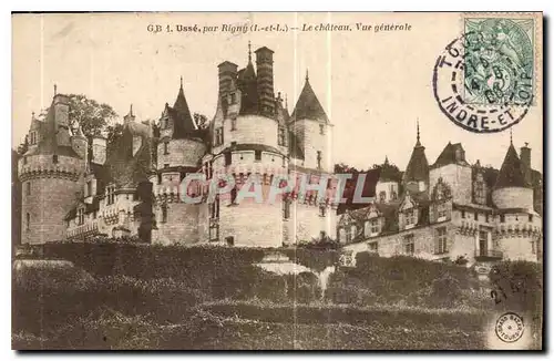 Cartes postales Usse par Rigny I et L le Chateau vue generale