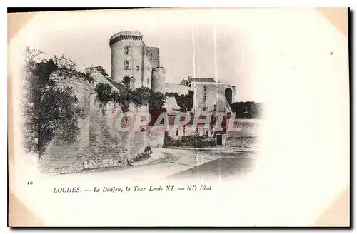 Cartes postales Loches le Donjon la Tour Louis XI