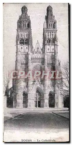 Cartes postales Tours la Cathedrale