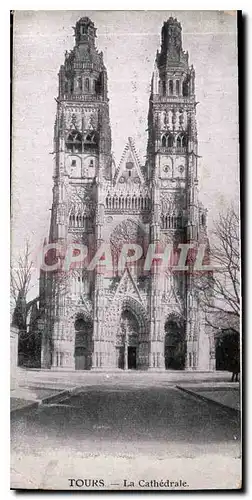 Cartes postales Tours la Cathedrale