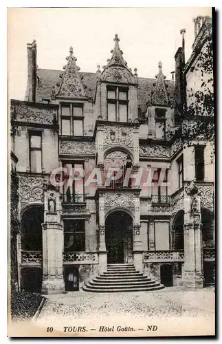 Cartes postales Tours Hotel Gouin