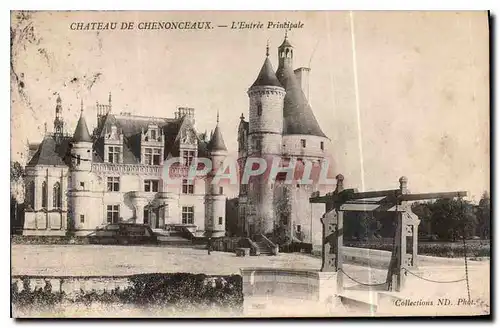 Ansichtskarte AK Chateau de Chenonceaux l'Entree Principale