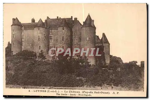 Ansichtskarte AK Luynes I et l le Chateau Facade Sud Ouest