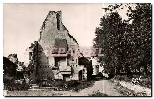 Cartes postales Le Chateau de Chinon le Grand Logis Ruines de la Salle ou Charles VII recut Jeanne d'Arc