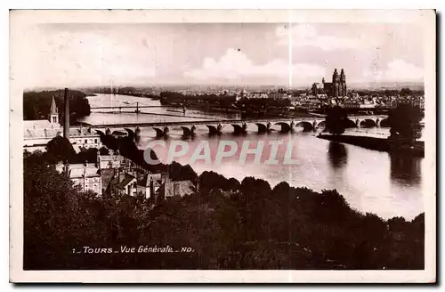 Cartes postales Tours vue generale