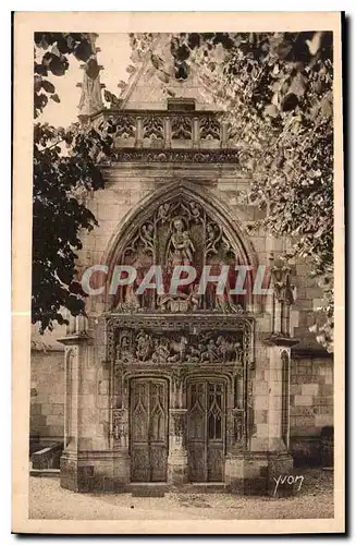 Cartes postales Chateaux de la Loire Chateau d'Amboise Porte de la Chapelle St Hubert construite par Charles VII