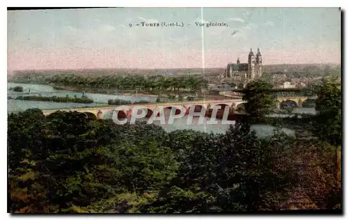 Cartes postales Tours I et L vue generale