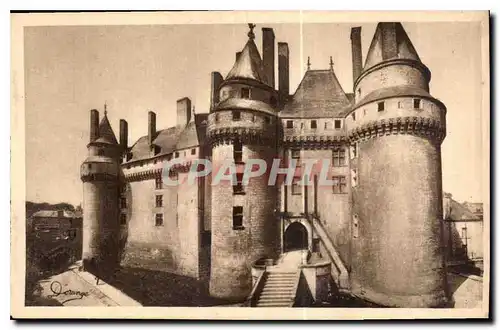 Ansichtskarte AK Langeais I et L le Chateau Monument historique XV S ou fut celebre en 1491 le mariage du roi Cha