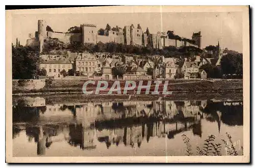 Ansichtskarte AK Chinon Indre et Loire le Chateau vu des rives de la Vienne