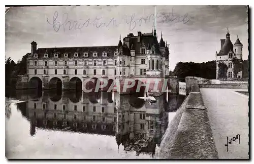 Cartes postales Chenonceaux Indre et Loire le Chateau Facade Est et la Tour des Marques