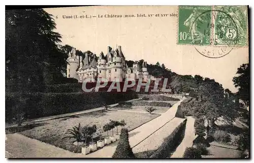 Ansichtskarte AK Usee I et L le Chateau mon hist XV et XVI siecle