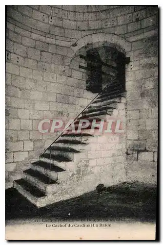 Ansichtskarte AK Loches I et L le Donjon mon hist le Cachot du Cardinal la Balue