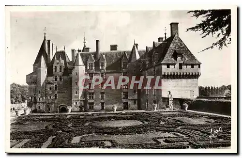 Ansichtskarte AK Langeais I et L le Chateau Facade XV S sur les Jardins