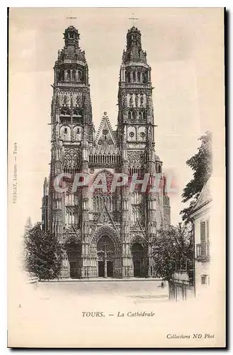 Cartes postales Tours la Cathedrale