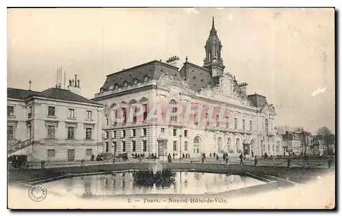 Cartes postales Tours Nouvel Hotel de Ville