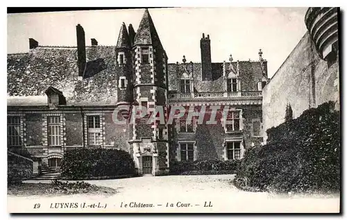 Cartes postales Luynes I et L le Chateau la Cour