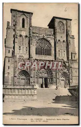 Cartes postales L'Isere pittoresque Vienne cathedrale Saint Maurice date du XI siecle