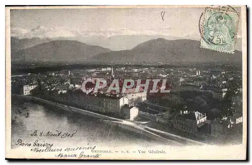 Cartes postales Grenoble vue generale