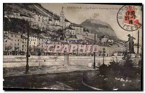 Ansichtskarte AK Grenoble la vendette Gauloise et le St Eynard