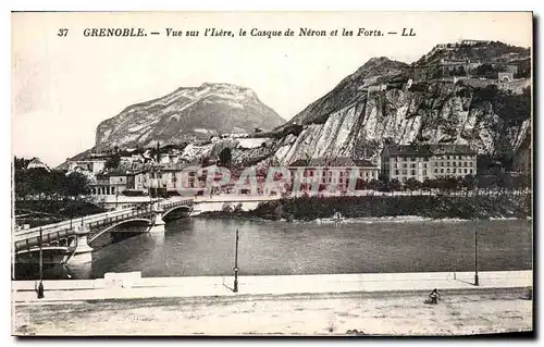 Cartes postales Grenoble vue sur l'Isere le Casque de Neron et les Forts