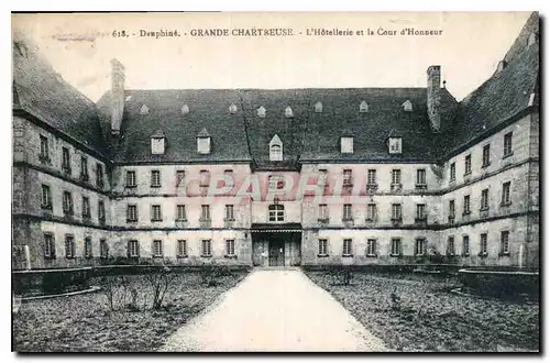 Cartes postales Dauphine Grande Chartreuse l'Hotellerie et la Cour d'Honneur