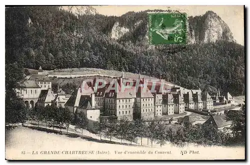 Cartes postales La Grande Chartreuse Isere vue d'ensemble du Couvent