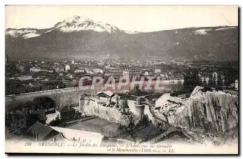 Ansichtskarte AK Grenoble le Jardin des Dauphins l'Isere vue sur Grenoble et le Moucherotte