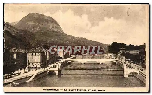 Cartes postales Grenoble le Saint Eynard et les quais