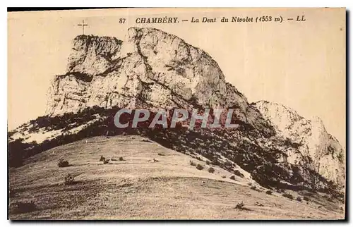 Cartes postales Chambery la Dent du Nivolet