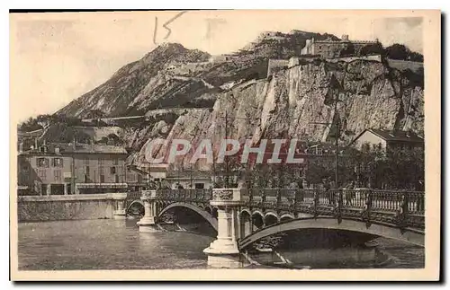 Ansichtskarte AK Grenoble le Pont de la Porte de france et les Forts