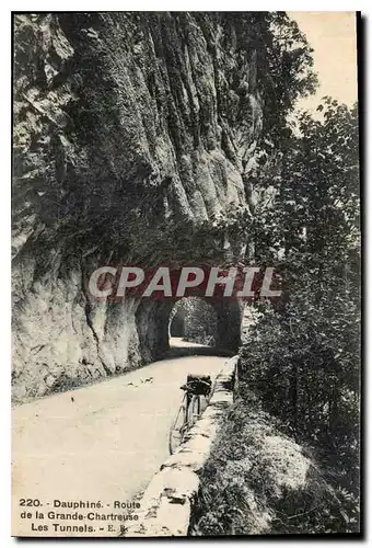 Ansichtskarte AK Dauphine Route de la Grande Chartreuse les Tunnels