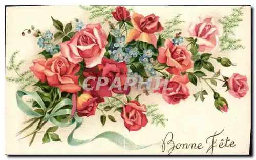 Cartes postales Bonne Fete Fleurs