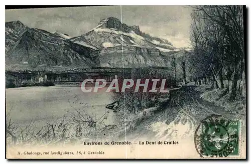 Cartes postales Environs de Grenoble La Dent de Crolles