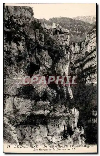 Cartes postales Le Dauphine De Villard de Lans a Pont en Royans Les Gorges de la Bourne