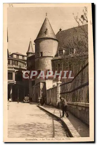 Cartes postales Grenoble La Tour de l'Hotel de Ville