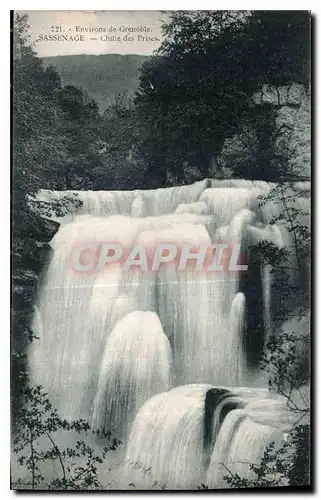 Cartes postales Environs de Grenoble Sassenage Chute des Prises