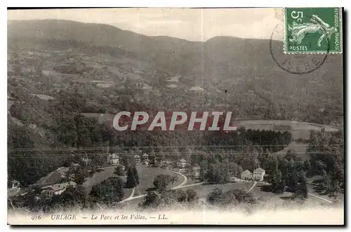 Cartes postales Uriage Le Parc et les Villas