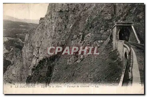 Ansichtskarte AK Le Dauphine Ligne de la Mure Passage de Glapisse