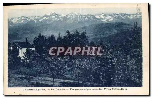 Ansichtskarte AK Grenoble Isere La Tronche Vue panoramique prise des Villas Belles Alpes