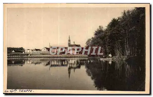 Ansichtskarte AK Abbaye de la Grande Trappe L'Etang de Rance Matin de printemps