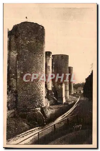 Ansichtskarte AK La Douce France Chateaux de la Loire Chateau de Loches Facade Occidentale