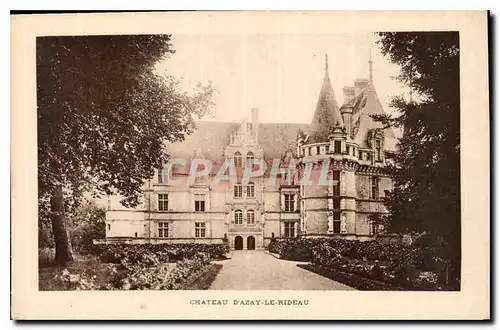 Cartes postales Chateau d'Azay le Rideau