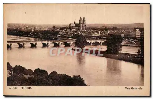 Cartes postales Tours Vue generale