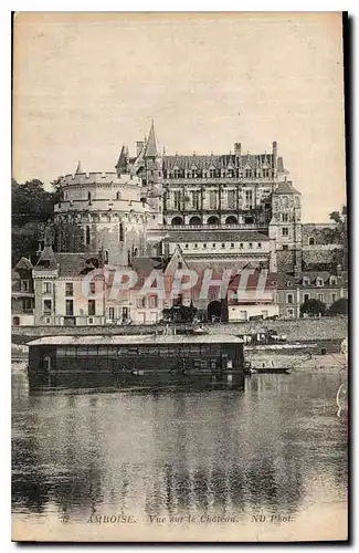 Cartes postales Amboise Vue sur le Chateau